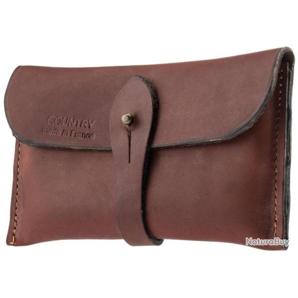 Pochette cuir gras - Country Sellerie