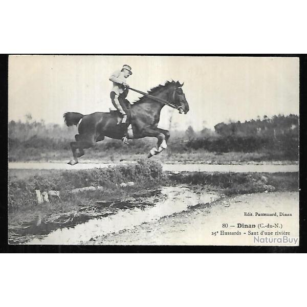 dinan 13e hussards saut d'une rivi�re