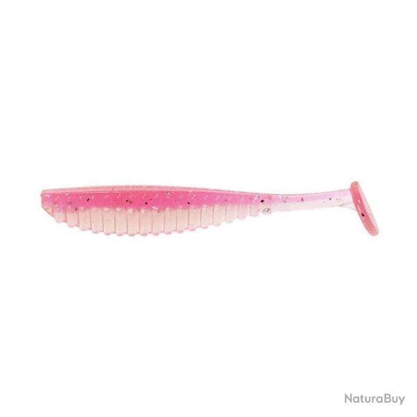 Leurre souple S Cape Shad 4.8 pouces Reins par 4 Clear Pink