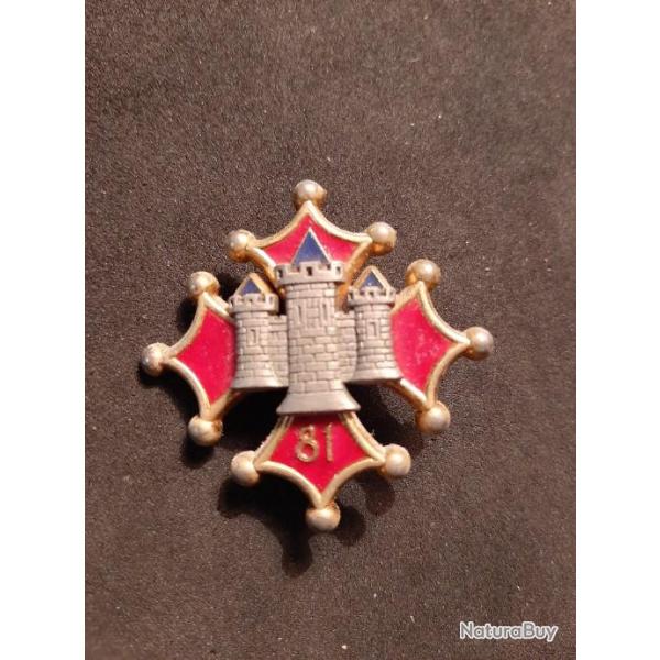 Insigne arme franaise 81 e drago noisiel