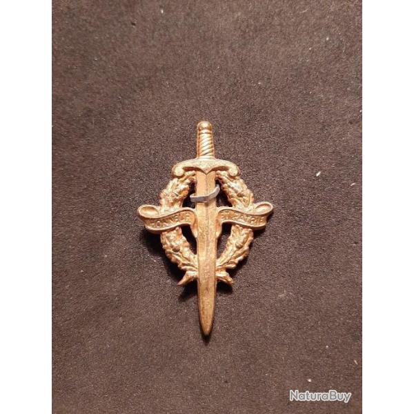 Insigne arme Franaise de berret drago paris plus d'attaches au dos