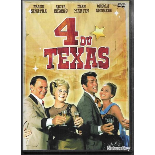 quatre du texas , 4 du texas , dean martin, frank sinatra , anita ekberg, ursula andress  , bronson