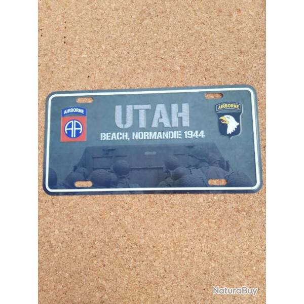 PLAQUE COMMEMORATIVE "UTAH BEACH"