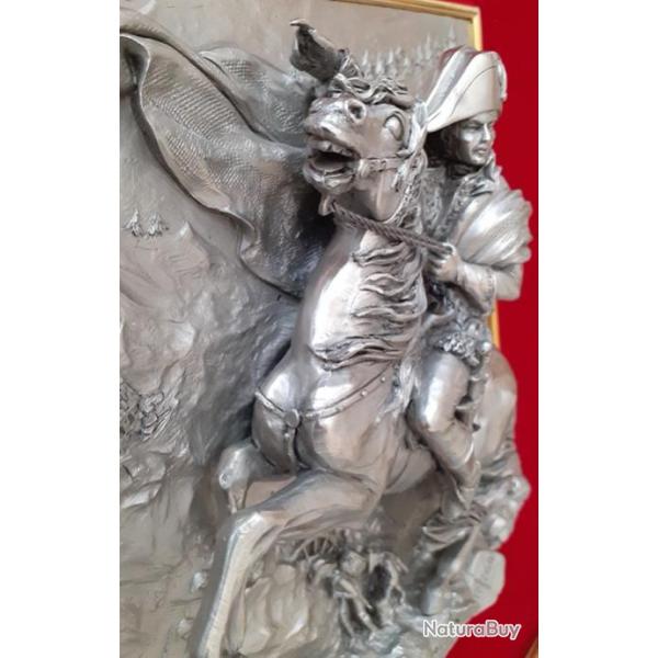 Napol�on-Bonaparte franchissant le col du Grand St-Bernard en 1800 par Les Etains du Prince.