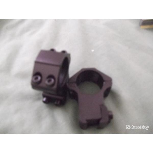 montage fixe de 1 pouce ; hauteur 21 mm ; rail 11 mm