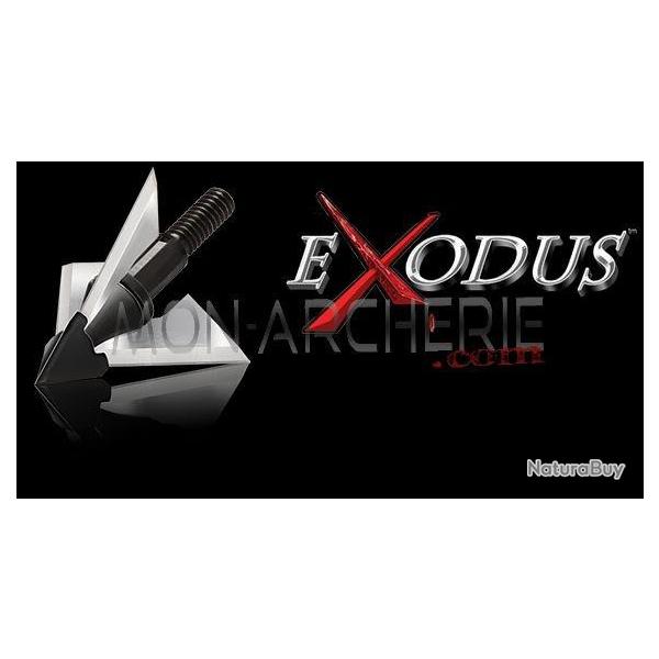 pointe de chasse broadhead � visser QAD Exodus 100gr FULL Blades (par 3)