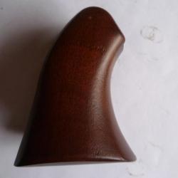 CROSSE DE REVOLVER A POUDRE NOIRE, NEUVE, EN BOIS (NOYER?) PLUS QUE 2 NUANCES DE COULEUR