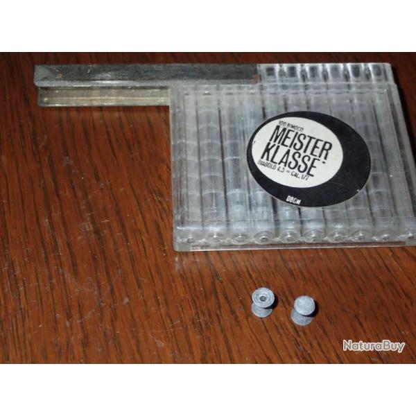 Boite de plomb ancienne - Meister Klasse - reste 29 plomb