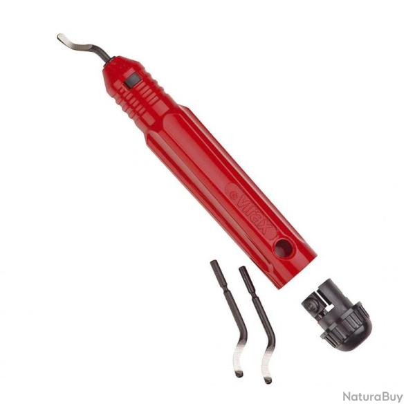 Ebavureur crayon avec 3 lames Cu, PVC, PEHD Virax