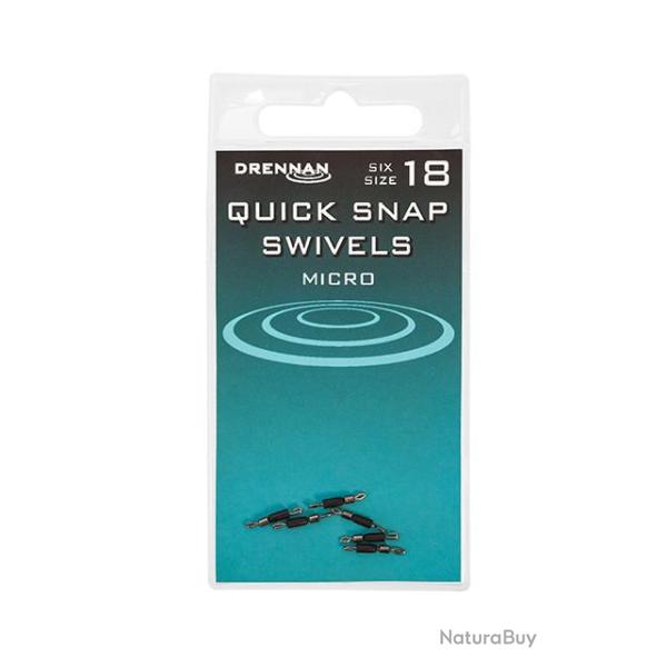 Emerillons Quick Snap Swivels Drennan 18