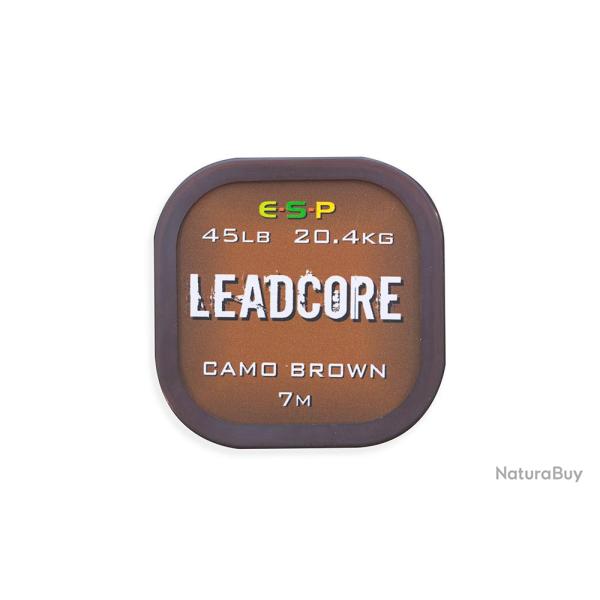 Bobine Leadcore 45lb Camo Brown 7m Esp