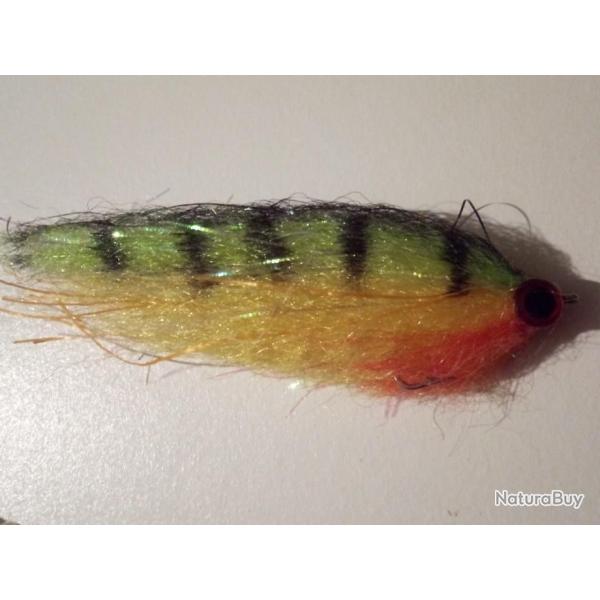 Mouche brochet imitation perche 13cm