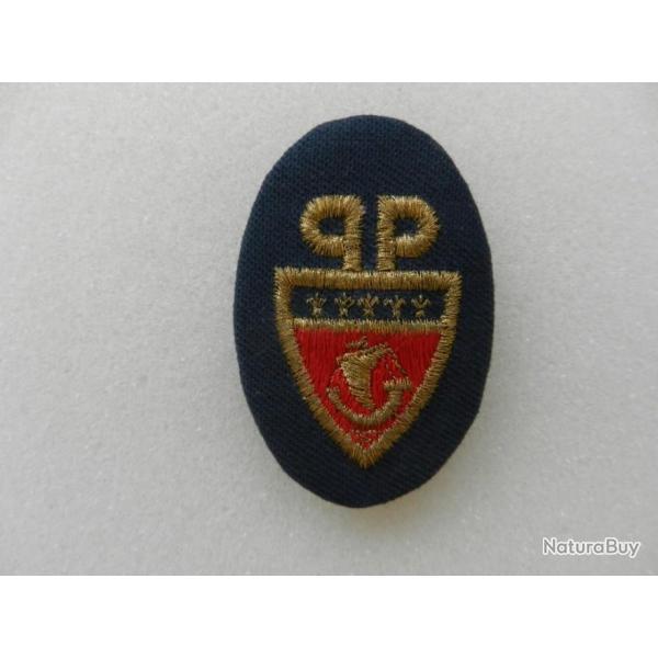 Insigne police fran�ais pour coiffure f�minine de la PP-Police Parisienne