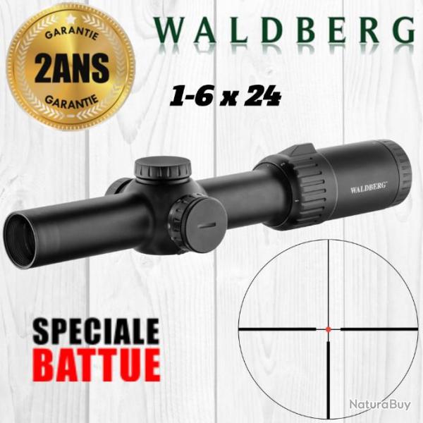 LUNETTE DE BATTUE WALDBERG 1-6X24  - LIVRAISON RAPIDE ET ASSUR�E !!