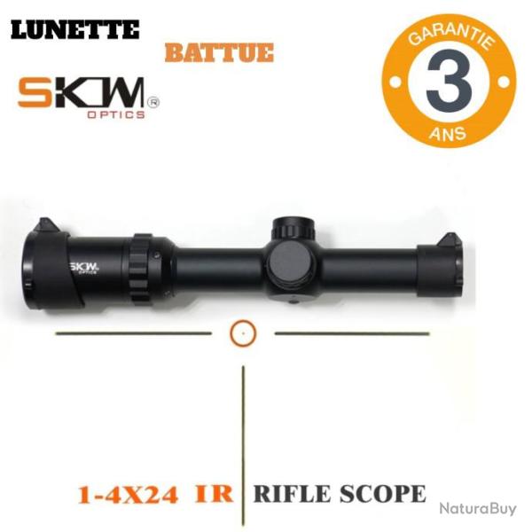 Lunette skowoptique 1-4x24-GARANTIE 3 ANS- TOP QUALIT�  -Id�al battue - LIVRAISON GRATUITE   !!