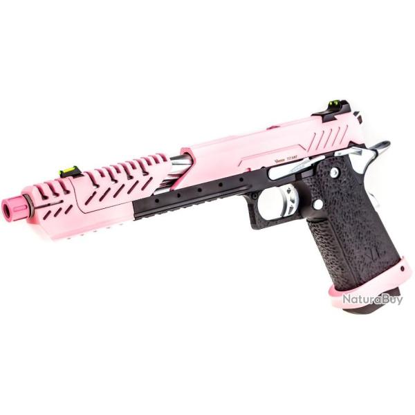 REPLIQUE GBB GAZ HI-CAPA TITAN 7 NOIR / ROSE 1,0J
