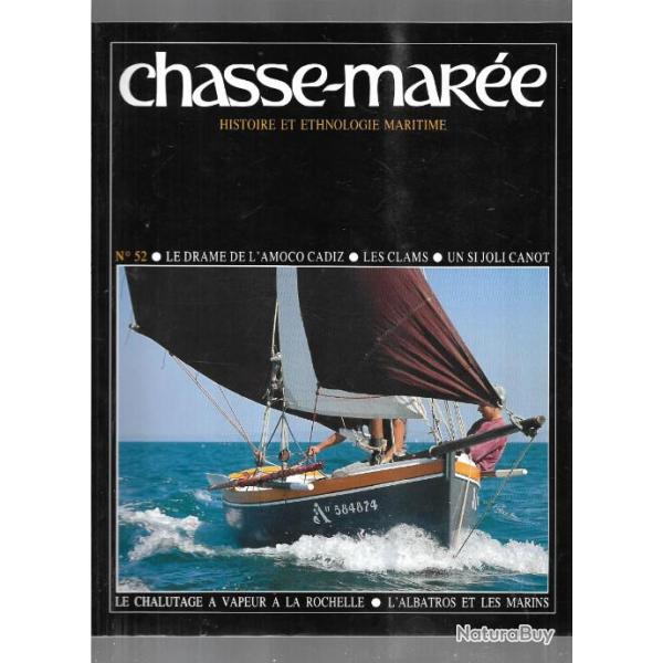 chasse-mar�e n�52 histoire et ethnologie maritime  les clams, amoco cadiz , chalutage vapeur