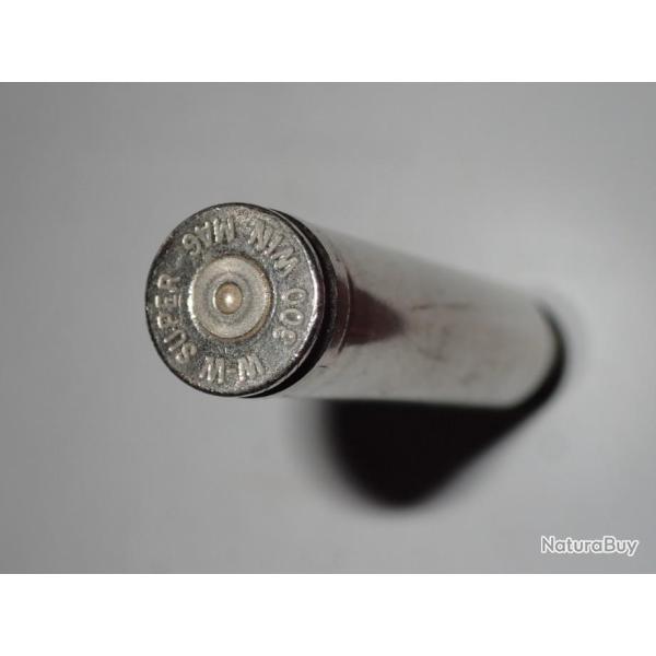 Douille en 300 Win Mag - Etui nickel - Winchester