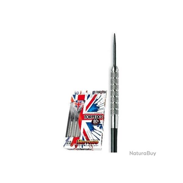 HARROWS - Fl�chettes Acier TORPEDO 80% Tungst�ne 24 grammes K1