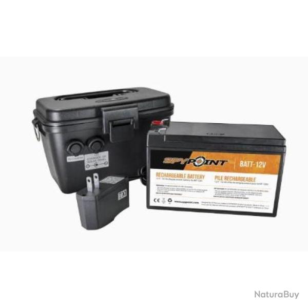 Kit Batterie rechargeable SpyPoint 12V 7.0Ah