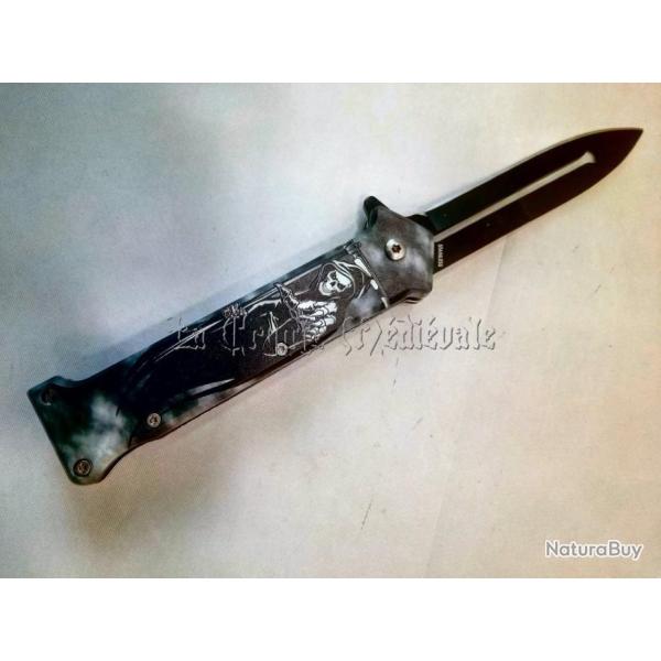 COUTEAU GRIM REAPER LA FAUCHEUSE/SEMI ASSISTE