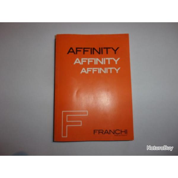 livre FRANCHI AFFINITY