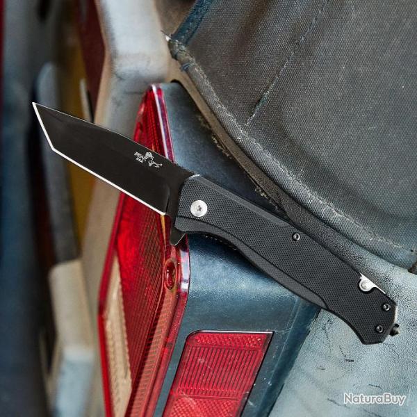 Couteau Bear Ops Bear Swipe IV A/O Tanto Acier 14C28N Brise Vitres Coupe Ceintures USA BCA500B4B