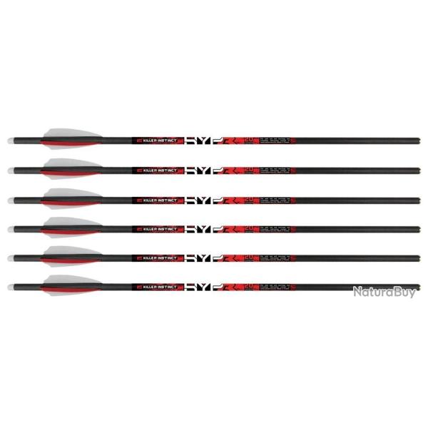 KILLER INSTINCT Traits carbone HYPR 20" (x6)