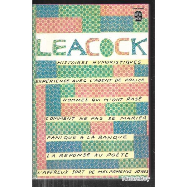leacock histoires humoristiques  livre de poche