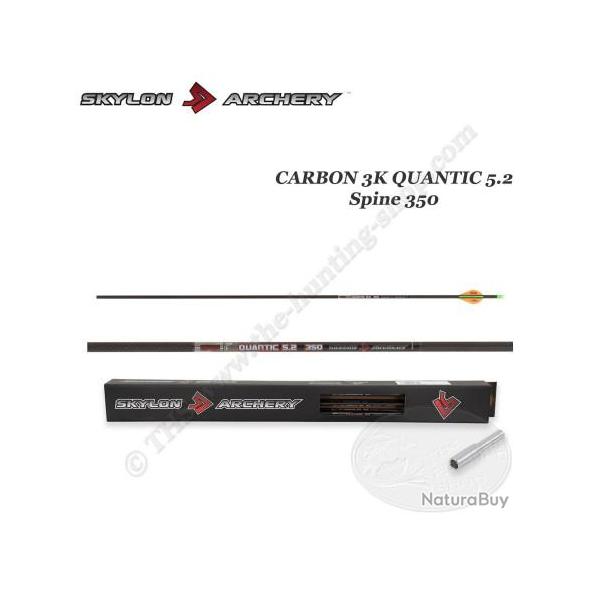 SKYLON ARCHERY 12 Fl�ches Carbone QUANTIC ID 5.2 350 Fl�ches coup�es et inserts coll�s