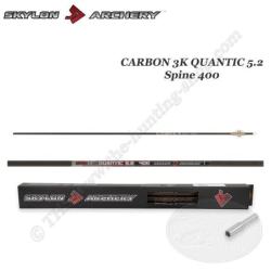 SKYLON ARCHERY 12 Fl&egrave;ches Carbone QUANTIC ID 5.2 400 Fl&egrave;ches coup&eacute;es et inserts coll&eacute;s