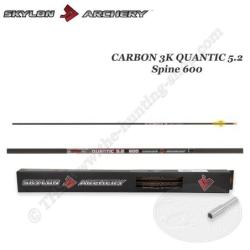SKYLON ARCHERY 12 Fl&egrave;ches Carbone QUANTIC ID 5.2 600 Fl&egrave;ches coup&eacute;es et inserts coll&eacute;s