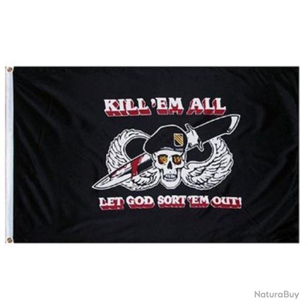 Drapeau Kill Them All Let God Sort (101 Inc)