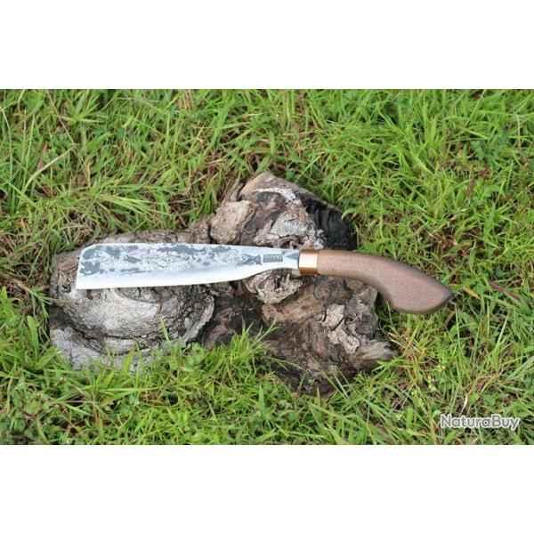 Machette My Parang Bentong Carbone 5160 Manche Bois Etui Nylon Made In Malaysia MYPBNTG10