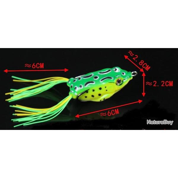 leurre grenouille 12 cm