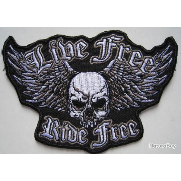 PATCH-ECUSSON SKULL - BIKER - Ref.17