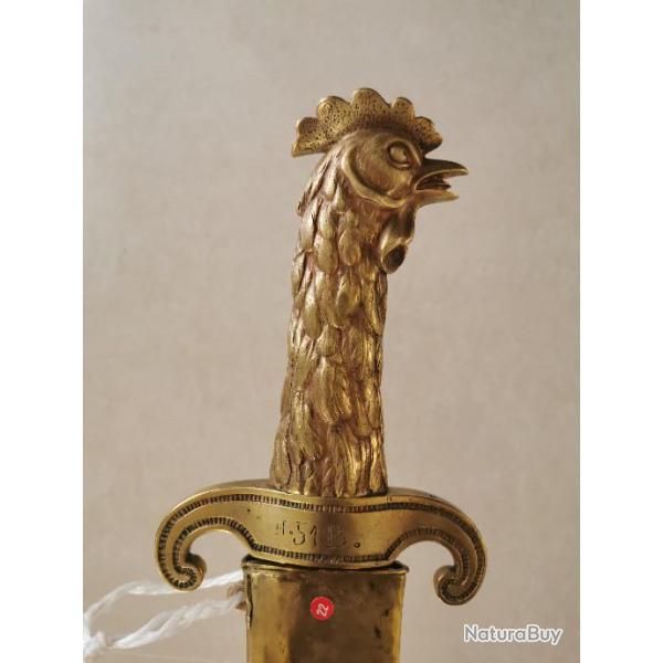 Sabre des Troupes � pied de la Garde constitutionnelle du Roi au mod�le des glaives 1791-1792.