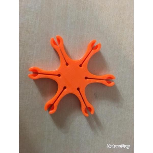 Distributeur d'amorces en �toile pour tir poudre noire