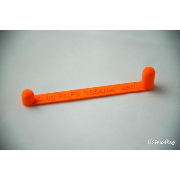 Pour Remington NEW ARMY (1858) cal 44 : 1 double-dosette poudre noire / semoule