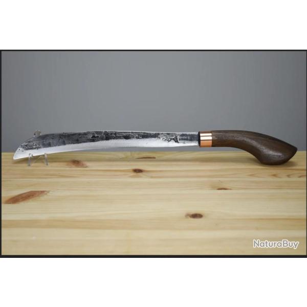 Machette My Parang Rintis Carbone 5160 Manche Bois Etui Nylon Made In Malaysia MYPRNTS12