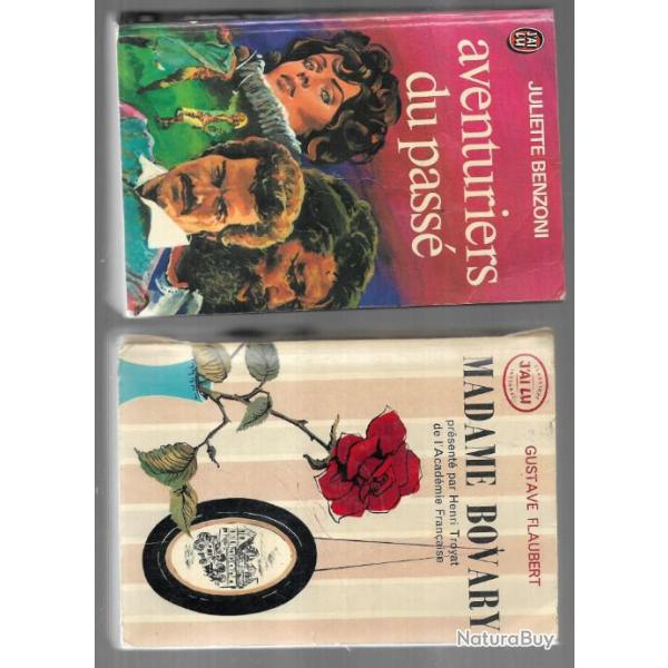 madame bovary de flaubert et aventuriers du pass� de juliette benzoni