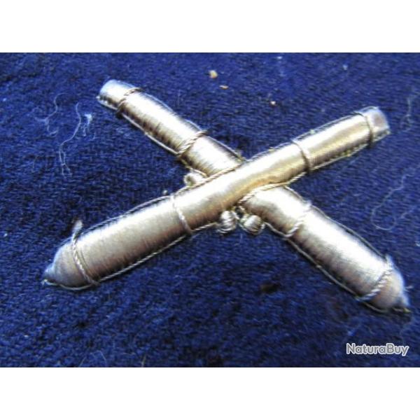 casquette artillerie officier guerre scession US army USA canetille civilian war artillery officer