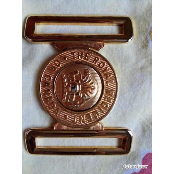 BOUCLE DE CRMONIE DU,RGIMENT ROYAL DU CANADA