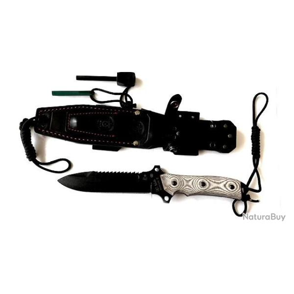 couteau lame fixe Nieto Warfare