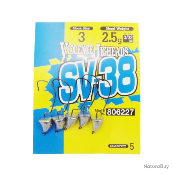 T�te plomb�e Decoy SV-38 T3 - 2.6gr