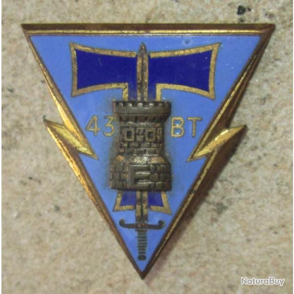 43� Bataillon de Transmissions, �mail, dos guilloch�