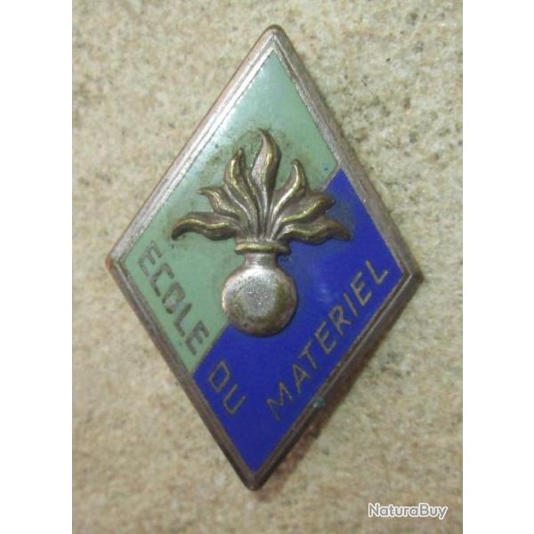 Ecole d'Application du Mat�riel, losange, �mail, dos guilloch�