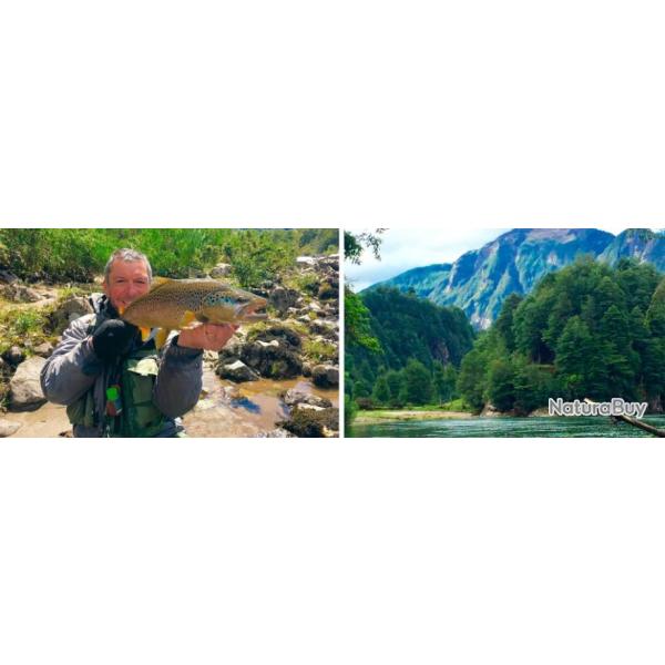 Chili : P�che de truites fario et arc-en-ciel