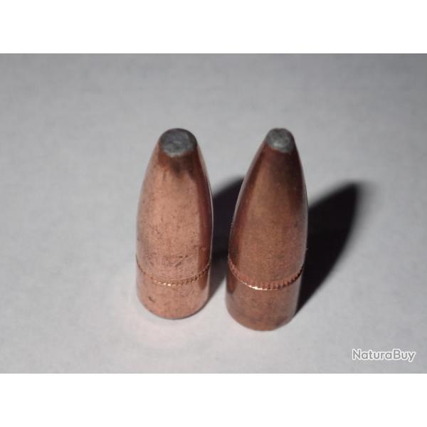 Lot de 2 ogives - 80 grains - 6,15 mm