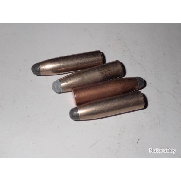 Lot de 4 ogives - 174 grains - 7,2 mm - 284 - RN